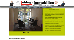 Desktop Screenshot of leidag-immobilien.de